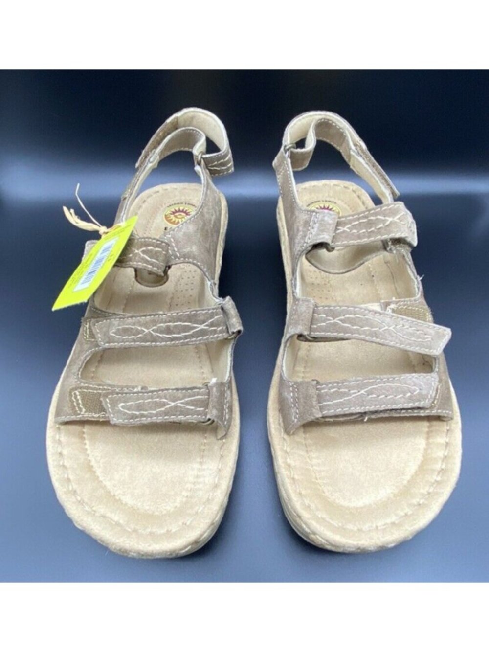 Earth Spirit Gelron Cushion Leather Adjustable Strap Sandals Size 11 - Brand New